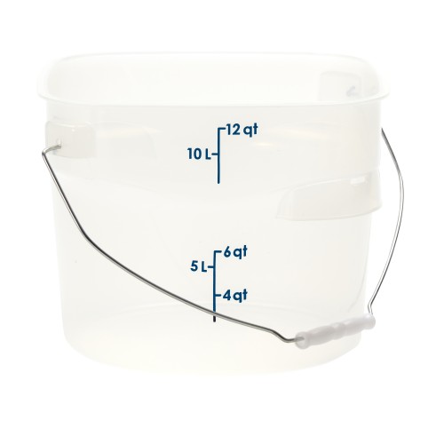 Indas maistui laikyti su rankena CAMBRO FreshPro (skaidrus poliprop.) (28,9x28,9x22,6 cm, 11,4L)