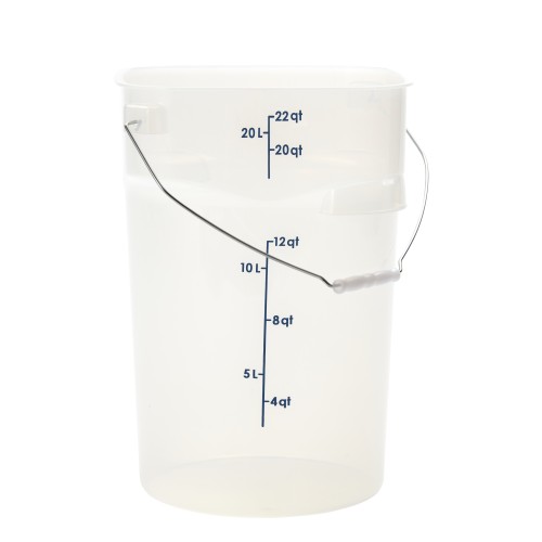 Indas maistui laikyti su rankena CAMBRO FreshPro (skaidrus poliprop.) (28,9x28,9x41,2 cm, 20,8L)