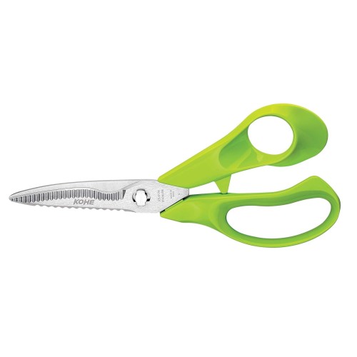 Žirklės virtuvinės Kohe Deluxe žalios sp. 18,9 cm