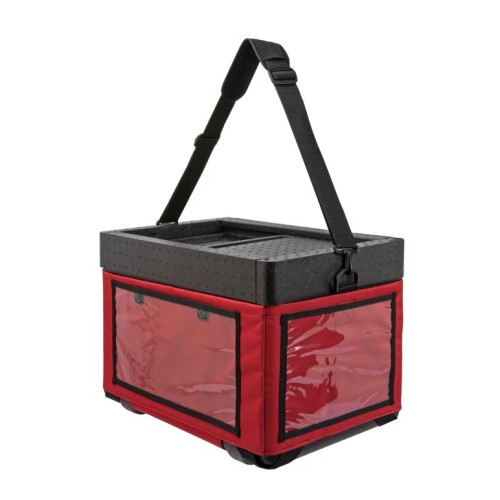 EPP transportavimo dėžė 56x36 cm, H- 38,5 cm, 32 l, raudonos sp.