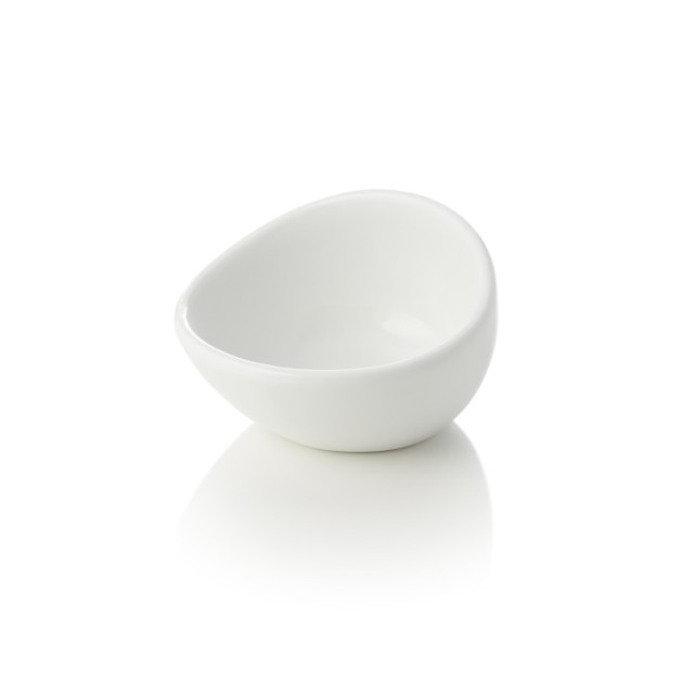 Dubenėlis 40 ml, Ø7,5 cm, h-5 cm, baltos sp.