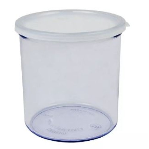 Indelis CAMBRO apvalus (su dangteliu, skaidrus) (h-13.7cm; Ø-12.4cm, 1.1l)