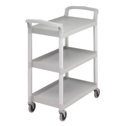 Vežimėlis aptarnavimui CAMBRO (3 lentynų; pilkas) (83.5x41.3x96.5cm)
