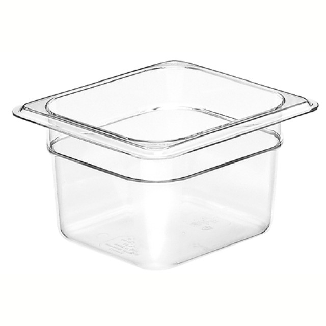 Indas maistui laikyti CAMBRO (skaidrus polikarb.) (GN1 6-16.2x17.6cm, h-10cm, 1.5l)