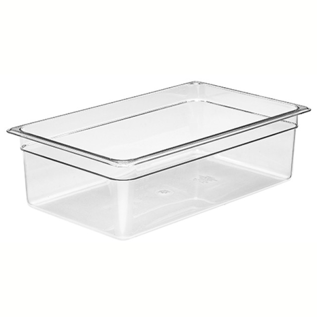 Indas maistui laikyti CAMBRO (skaidrus polikarb.) (GN1 1-32.5x53cm, h-15cm, 19.5l)