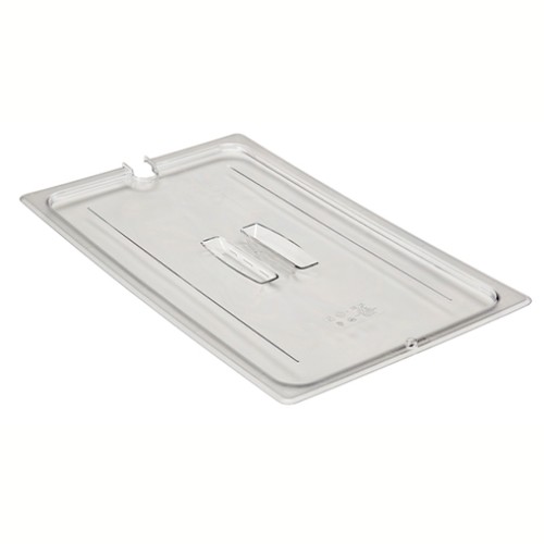 Dangtelis su rankena ir anga šaukštui CAMBRO (skaidrus polikarb.) (GN1 1-32.5x53cm)