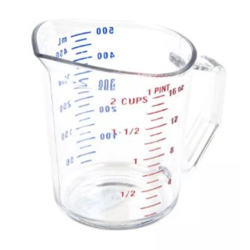 Indas matavimui CAMBRO (skaidrus) (0.5l)